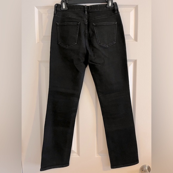Uniqlo Heat Tech Straight Jeans Washed Black - Picture 2 of 4